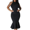 Women's Backless Sleeveless Bodycon Dress