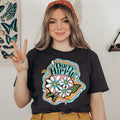 Soft peach Dirty Hippie Tee made of 100% cotton, lightweight and ethically made