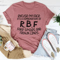 Soft cotton Excuse My Face Tee in casual style with sassy print