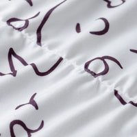 Off-Shoulder Letter Print Bodycon Dress