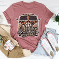 Hippie Soul Leopard Tee soft lightweight cotton t-shirt with leopard print design