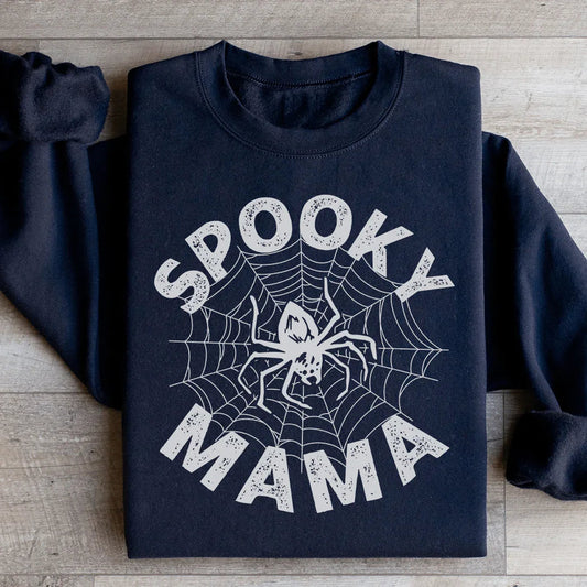 Spooky Mama Spider Web Sweatshirt